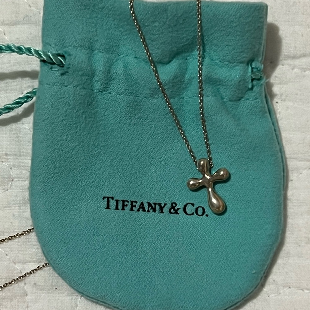 Tiffany & Co. Elsa Peretti Necklace Pendant Sterling Silver